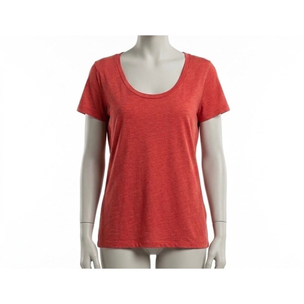Vintage Y2K Mossimo Red Scoop Neck Tee XXL Plus Size Short Sleeve Basic T-Shirt